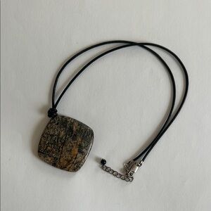 Necklace with Stone Pendant